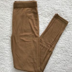 Tan leggings